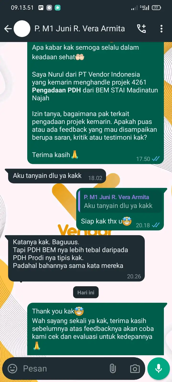 TESTIMONI 4261
