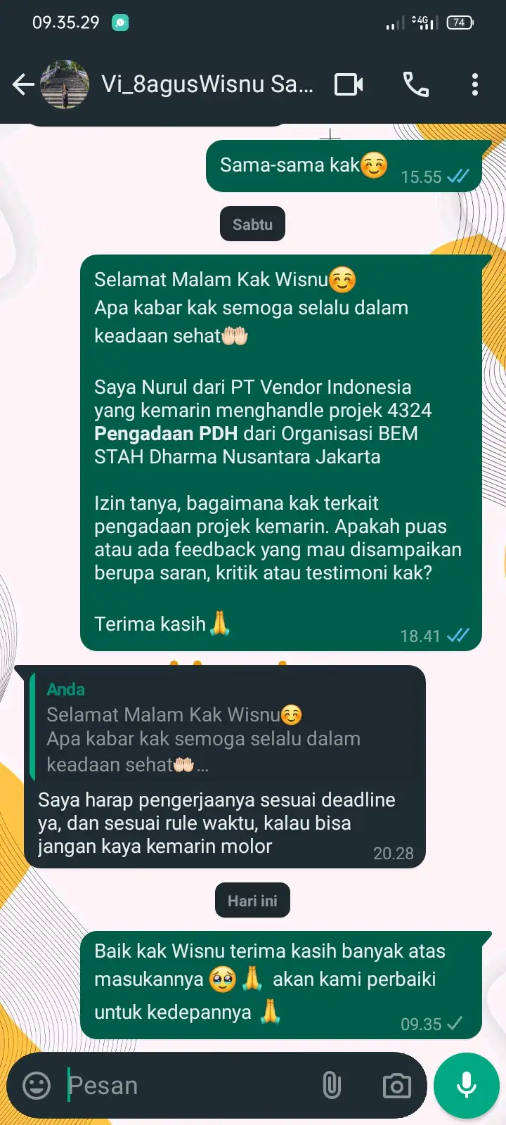 TESTIMONI 4324
