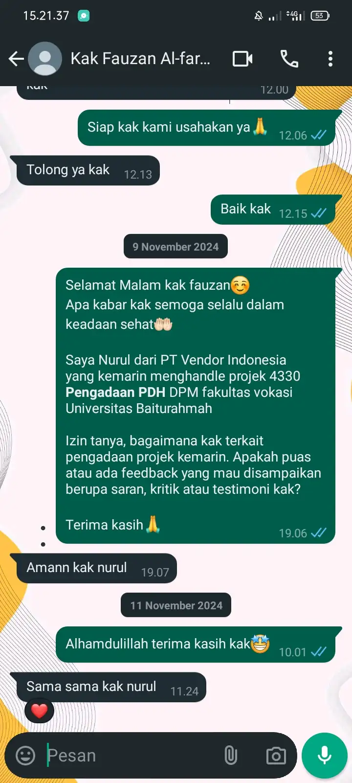 TESTIMONI 4330