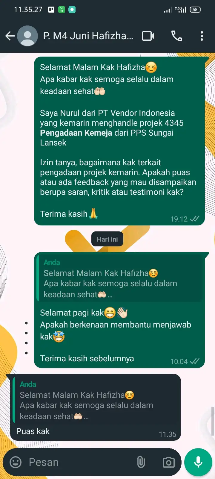 TESTIMONI 4345