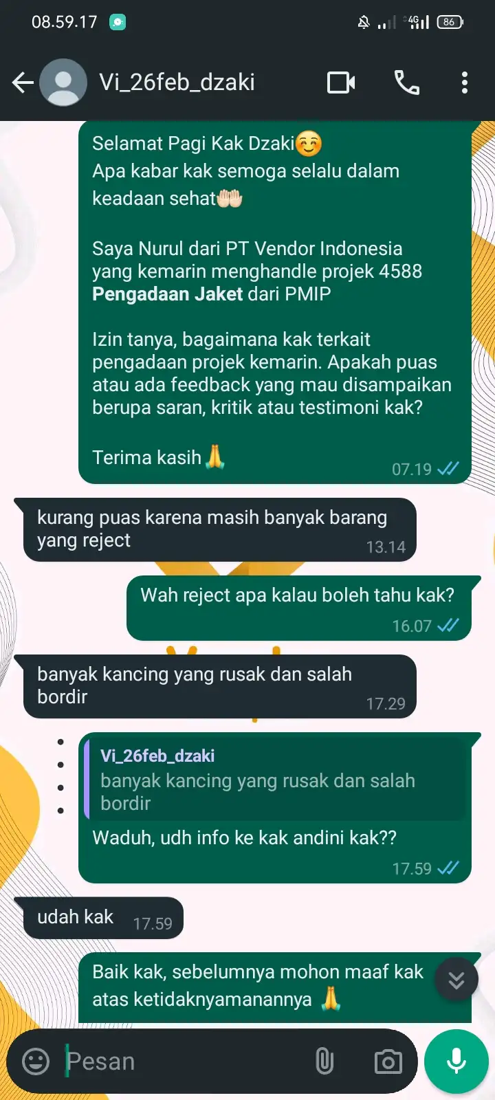 TESTIMONI 4588