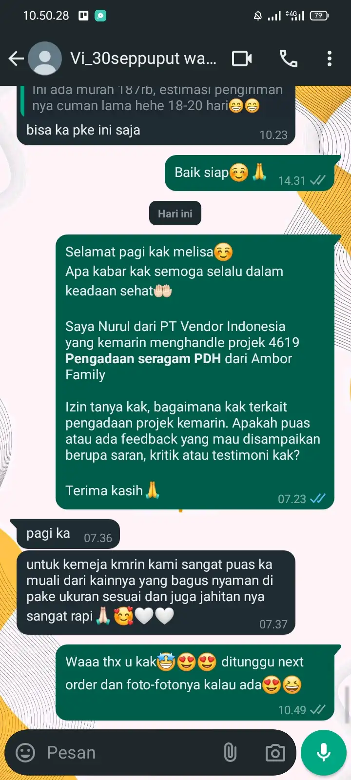 TESTIMONI 4619