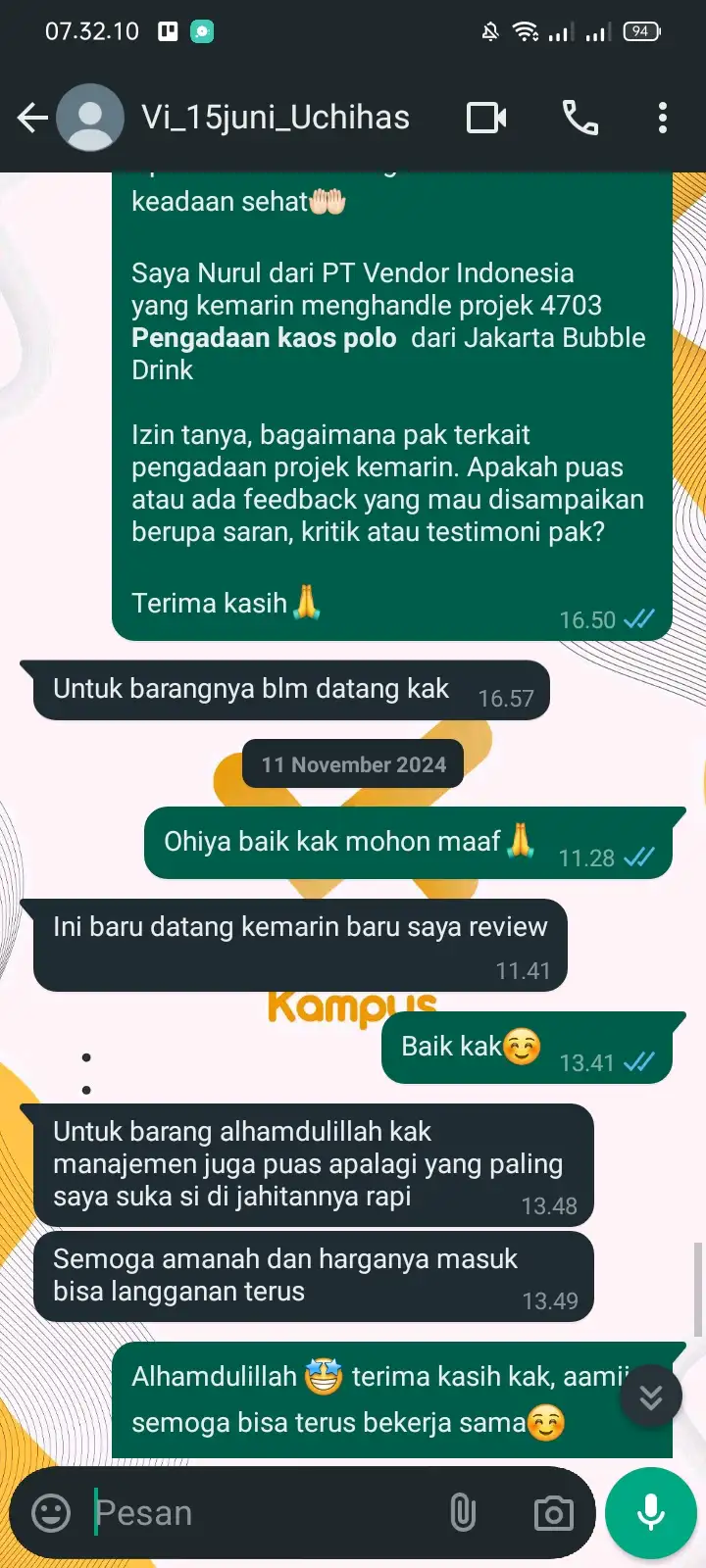 TESTIMONI 4703